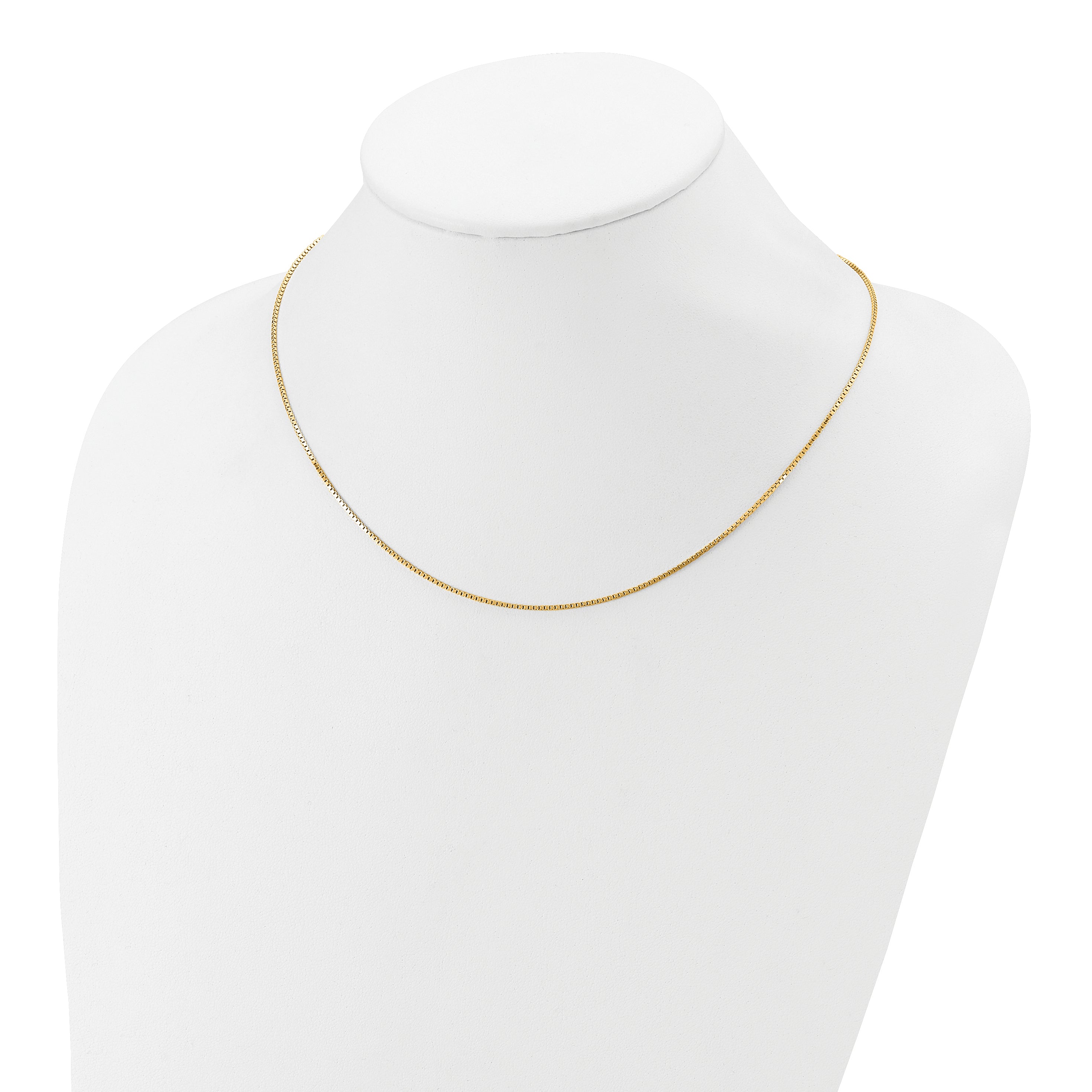 SS Gold-plated 1.1mm Box 1in+1in Adjustable Chain