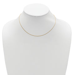 Sterling Silver Gold-plated .85mm D/C Spiga 1in+1in Adjustable Cha