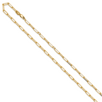 Gold-Plated Sterling Silver Paperclip Chain Necklace, 18 in