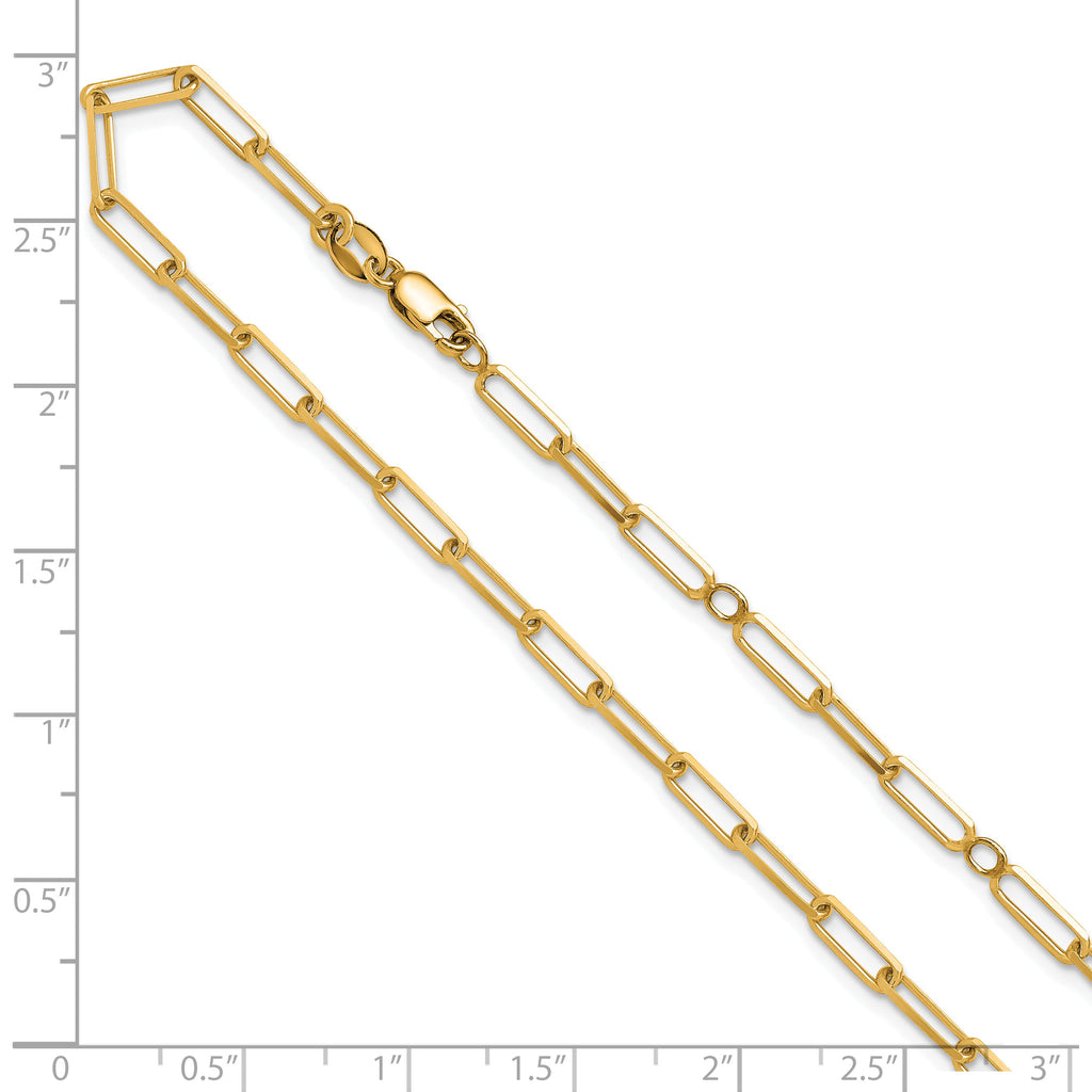 Gold-Plated Sterling Silver Paperclip Chain Necklace, 18 in