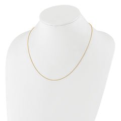 Sterling Silver Gold-plated Adjustable .95mm Rolo Chain