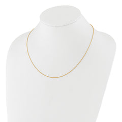 Sterling Silver Gold-plated Adjustable 1.75mm Cable Chain