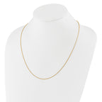 Sterling Silver Gold-plated Adjustable 1.75mm Cable Chain