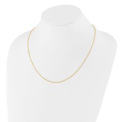 Sterling Silver Gold-plated Adjustable 1.4mm Cable Chain