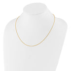 Sterling Silver Gold-plated Adjustable .95mm Snake Chain