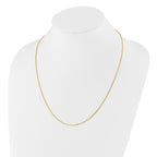 Sterling Silver Gold-plated Adjustable 1.2mm D/C Square Snake Chai