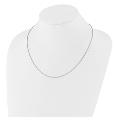 Sterling Silver Rhodium-plated Diamond-cut Adjustable Snake Chain