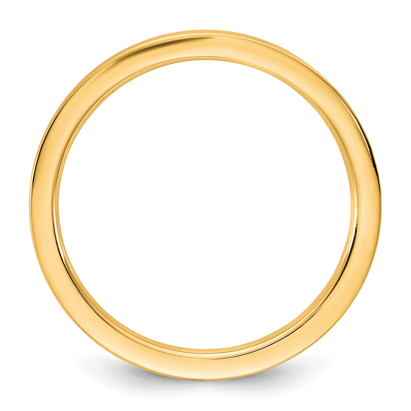 10KY 1.5mm Standard Flat Comfort Fit Wedding Band Ring Secondary image