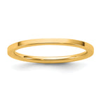 14KY 1.5mm Standard Flat Comfort Fit Band Size 9.5