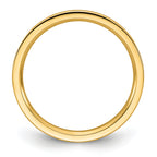 14K Yellow Gold Flat Comfort-Fit Wedding Band 2mm