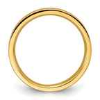 14k Yellow Gold 3mm Standard Weight Flat Comfort Fit Wedding Band
