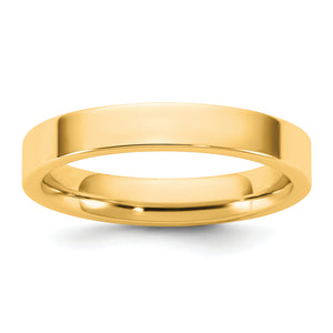 14KY 3.5mm Standard Flat Comfort Fit Band - Sophia Jewelers