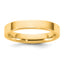 3.5mm 10K Yellow Gold Standard Flat Comfort Fit Wedding Band - Sophia Jewelers