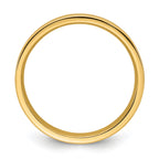 14k Yellow Gold 4mm Standard Weight Flat Comfort Fit Wedding Band