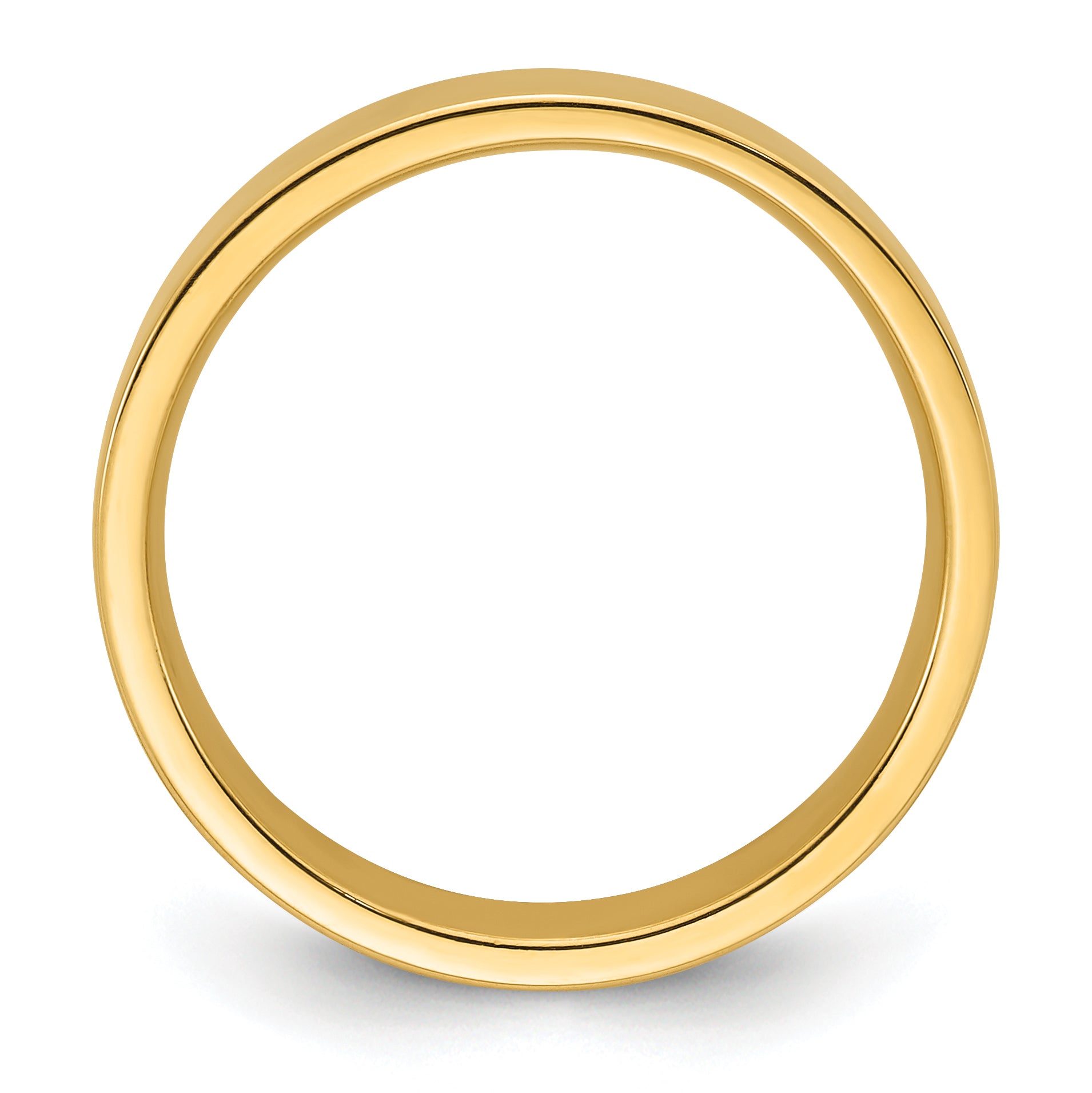 14K Yellow Gold Flat Comfort-Fit Wedding Band 5mm Secondary image