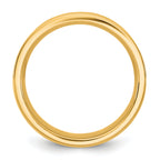 14KY 6.5mm Standard Flat Comfort Fit Band Size 14