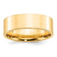 14k Yellow Gold 7mm Standard Weight Flat Comfort Fit Wedding Band
