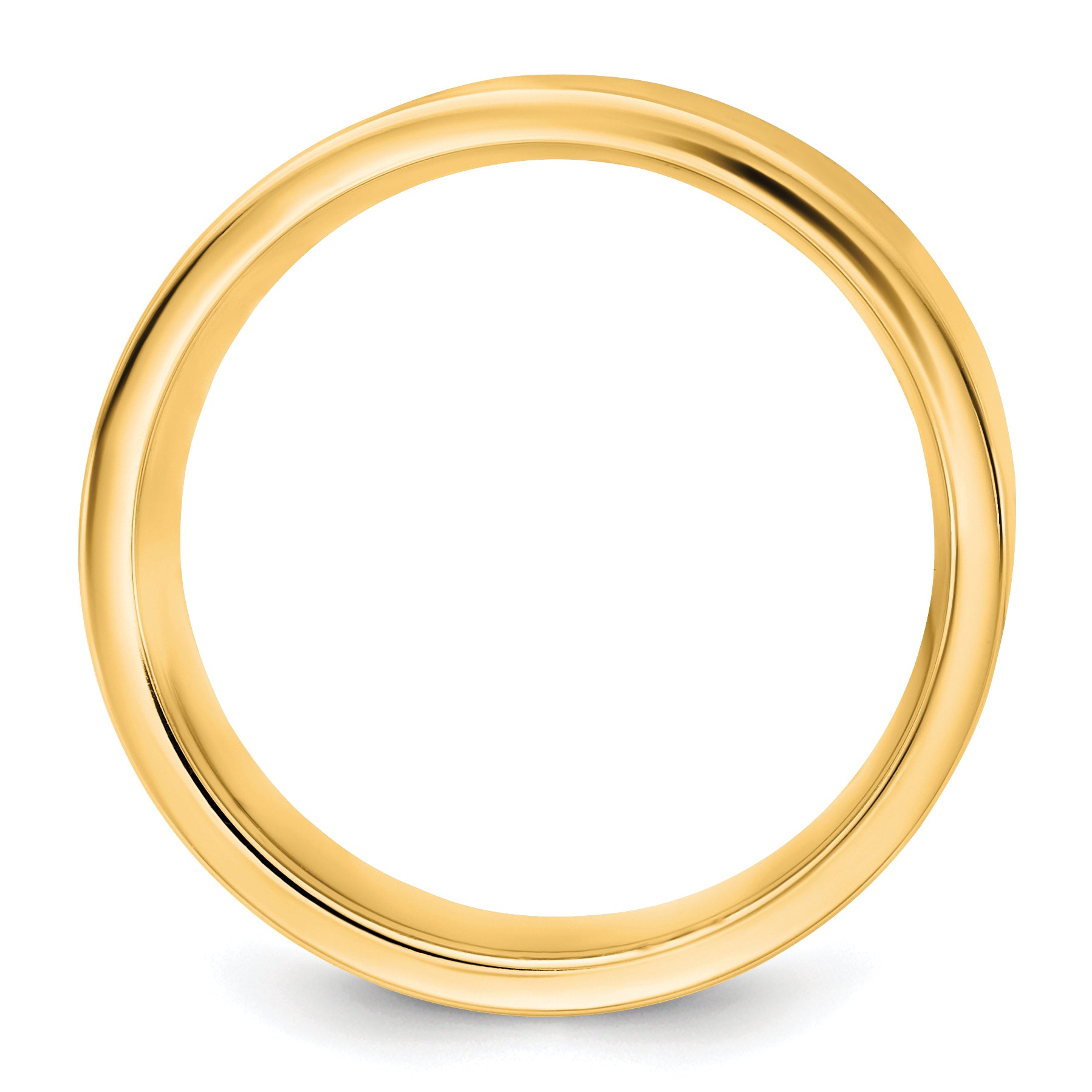14KY 9mm Standard Flat Comfort Fit Band Secondary image