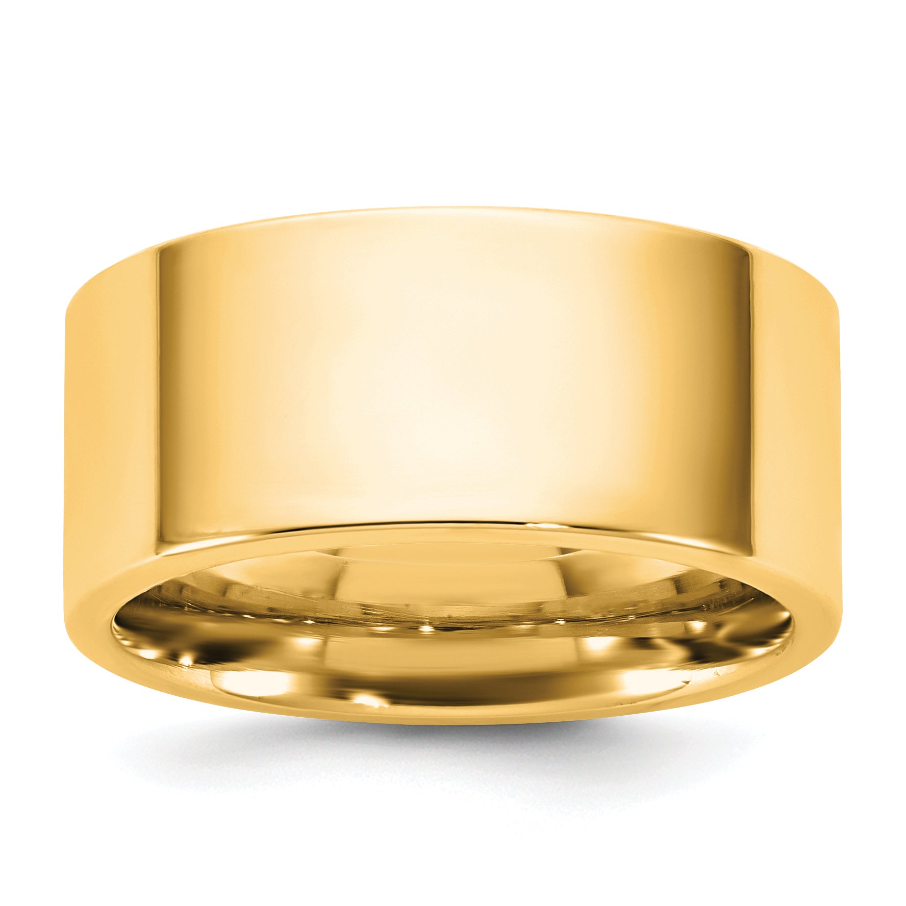 14KY 9mm Standard Flat Comfort Fit Band Size 14