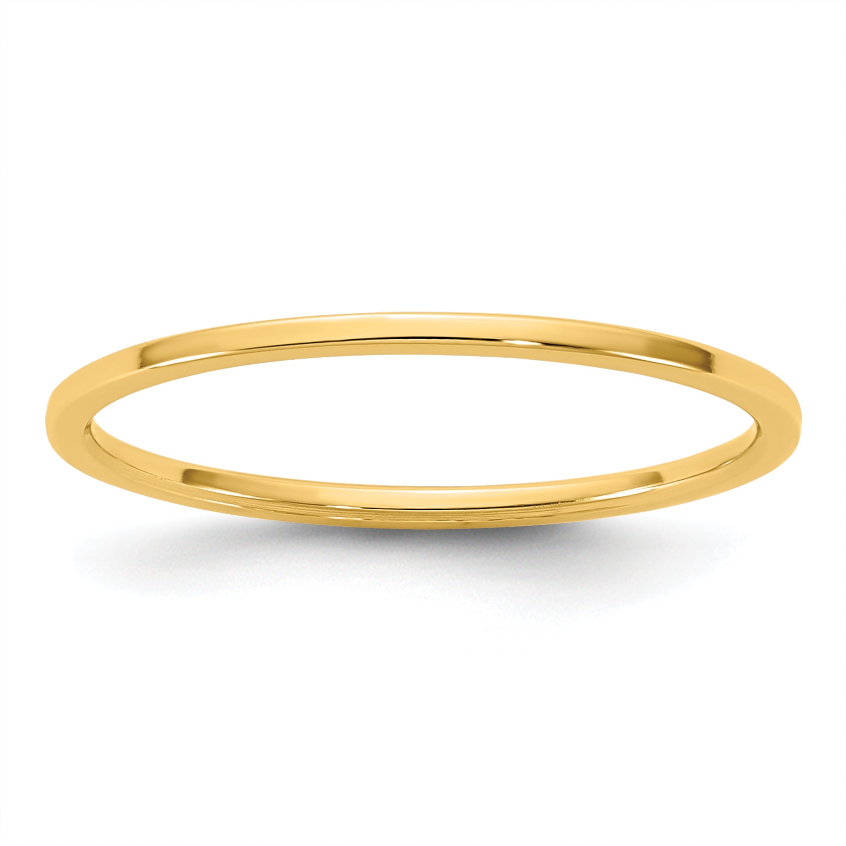 14KY 1mm LTW Flat Band Size 9.5 Main image