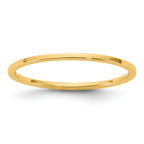 14KY 1mm LTW Flat Band Size 9.5