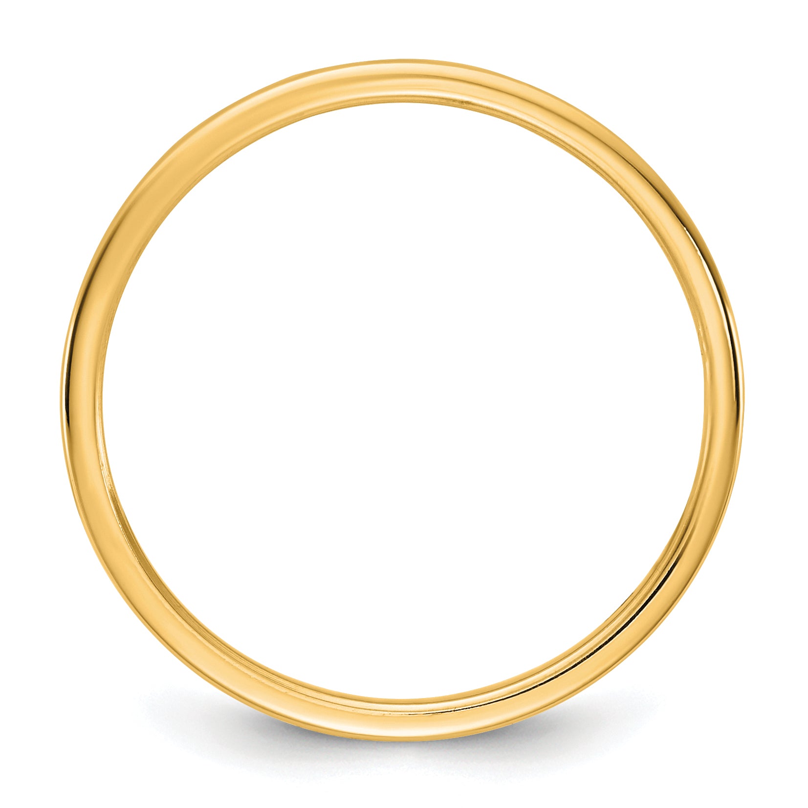 14KY 1.5mm Lightweight Flat Band Secondary image