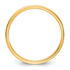 14KY 1.5mm LTW Flat Band Size 9.5