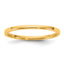 1.5mm 10K Yellow Gold Lightweight Flat Wedding Band - Sophia Jewelers