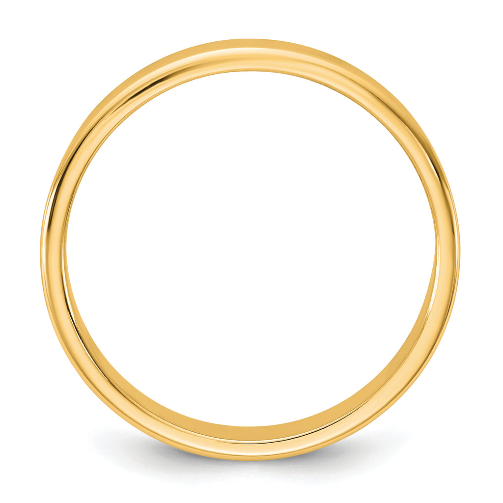 14KY 3.5mm Lightweight Flat Band