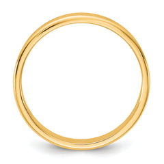 14KY 3.5mm LTW Flat Band Size 9.5