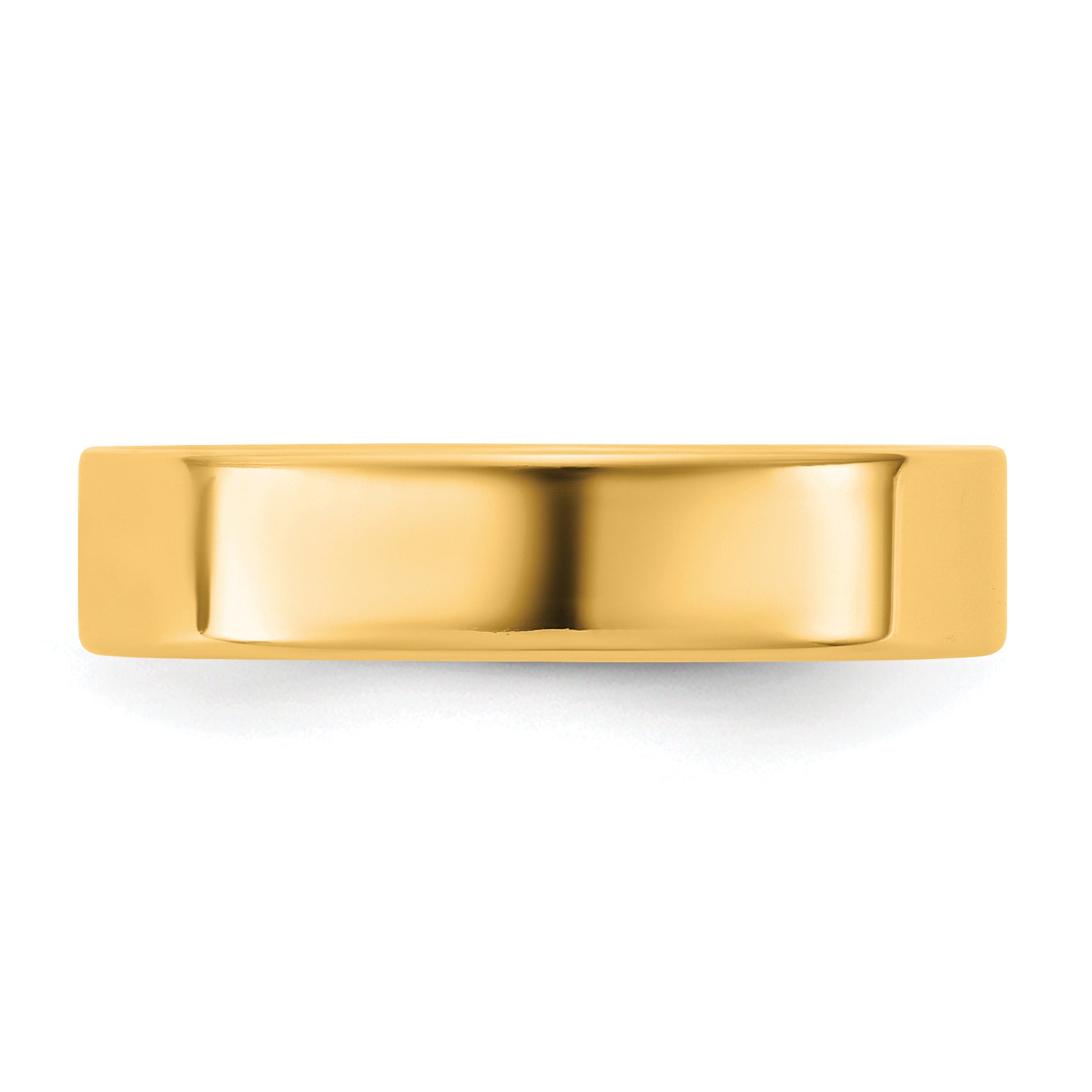 14KY 4.5mm LTW Flat Band Size 9.5