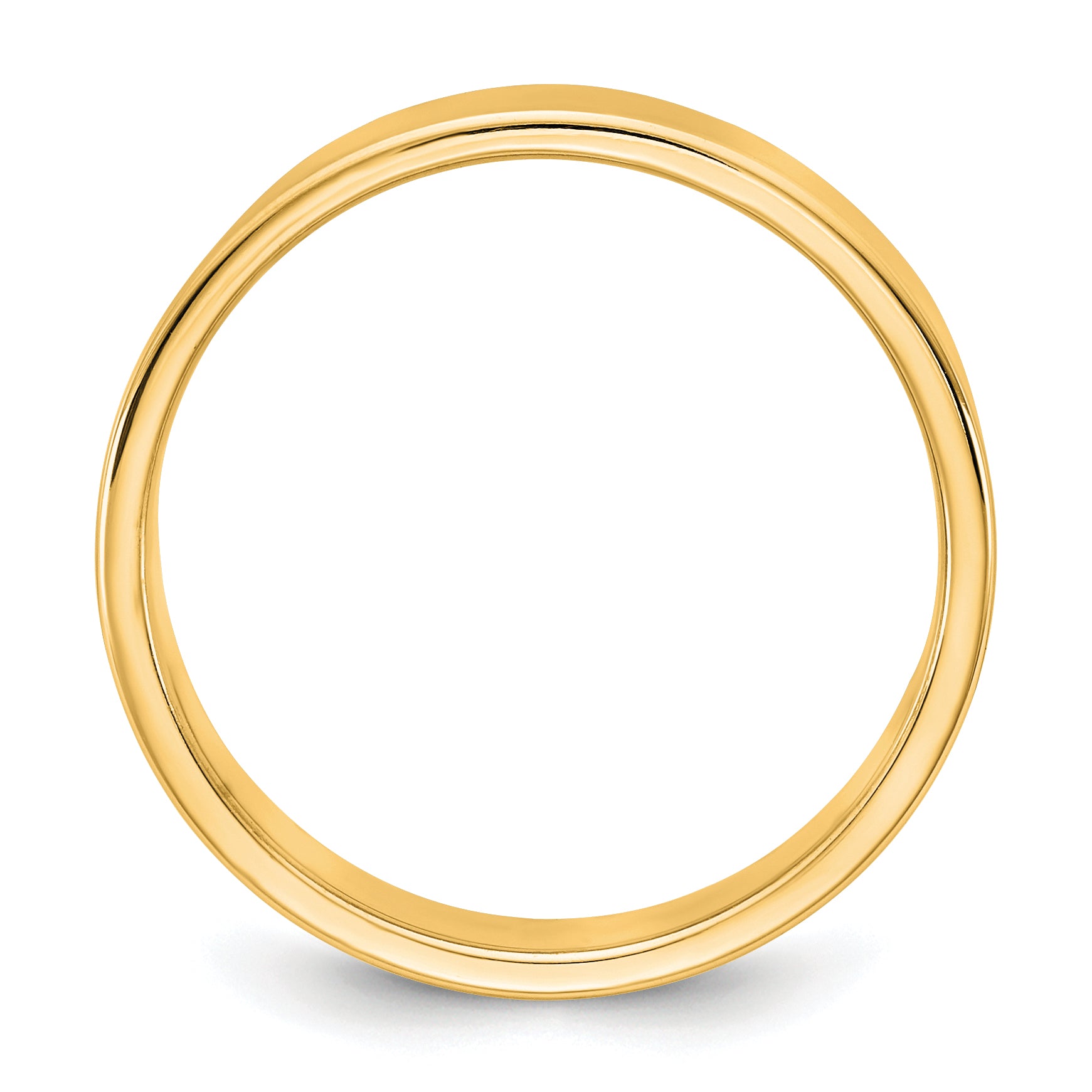 14KY 5.5mm LTW Flat Band Size 9.5
