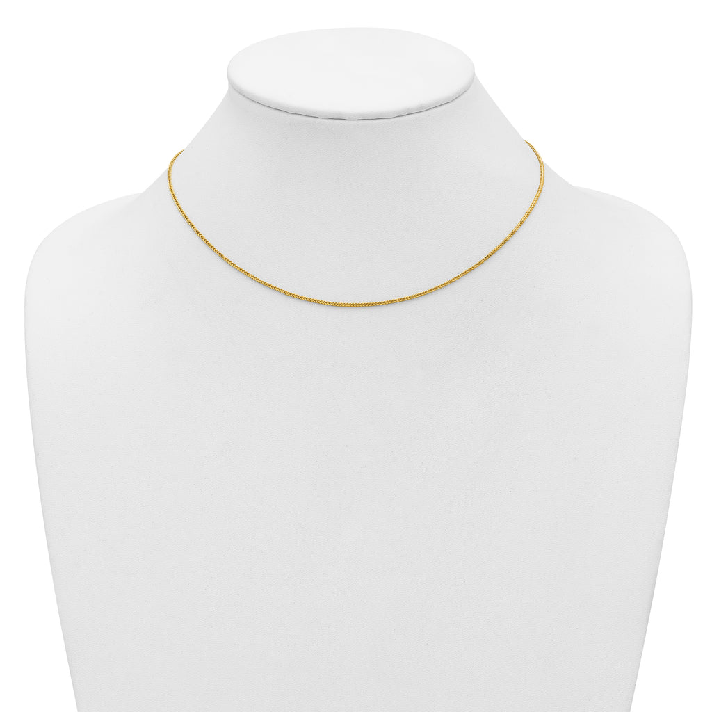 14K .9mm Franco with Lobster Clasp Chain