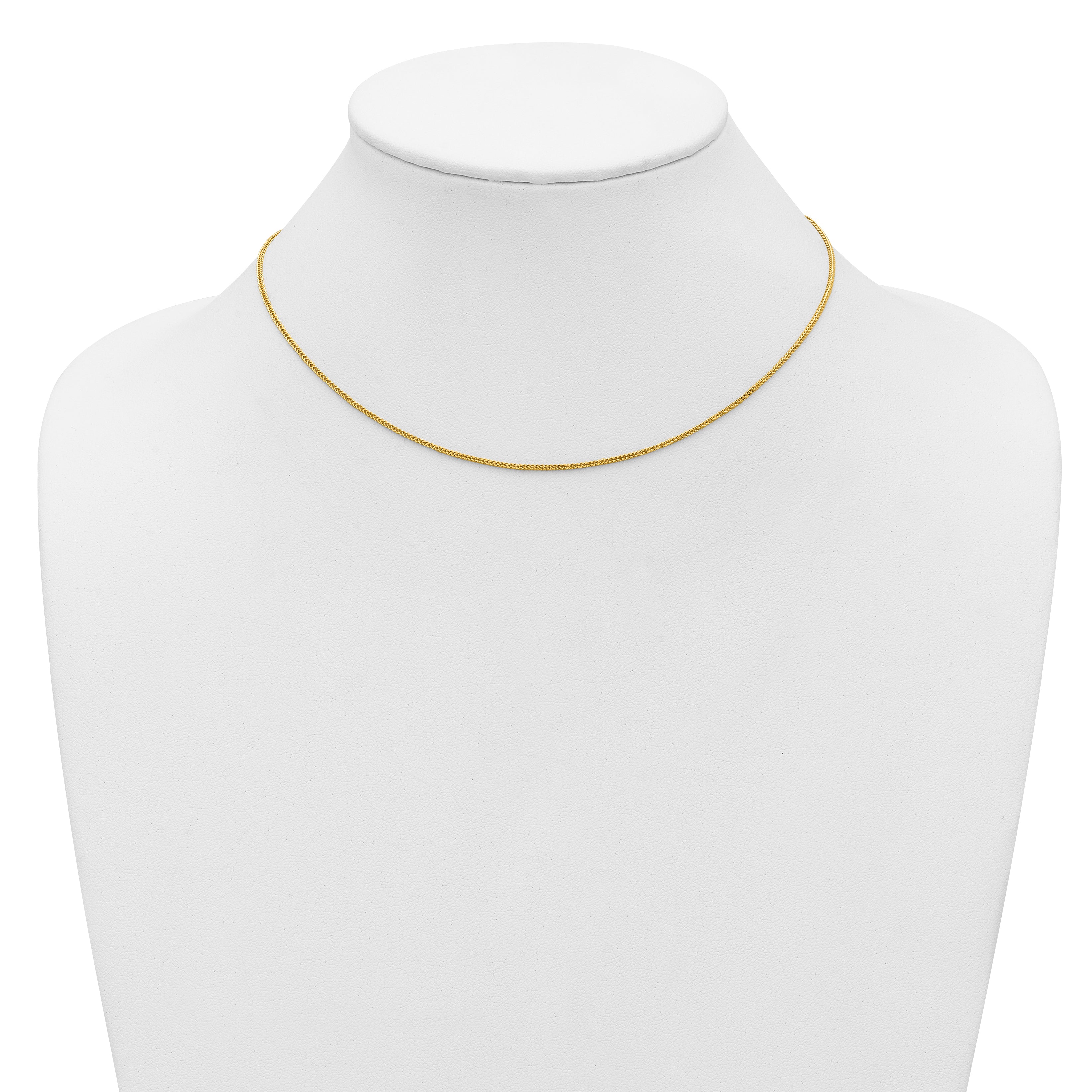 14K 16 inch .9mm Franco with Lobster Clasp Chain