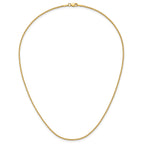 14K .9mm Franco with Lobster Clasp Chain