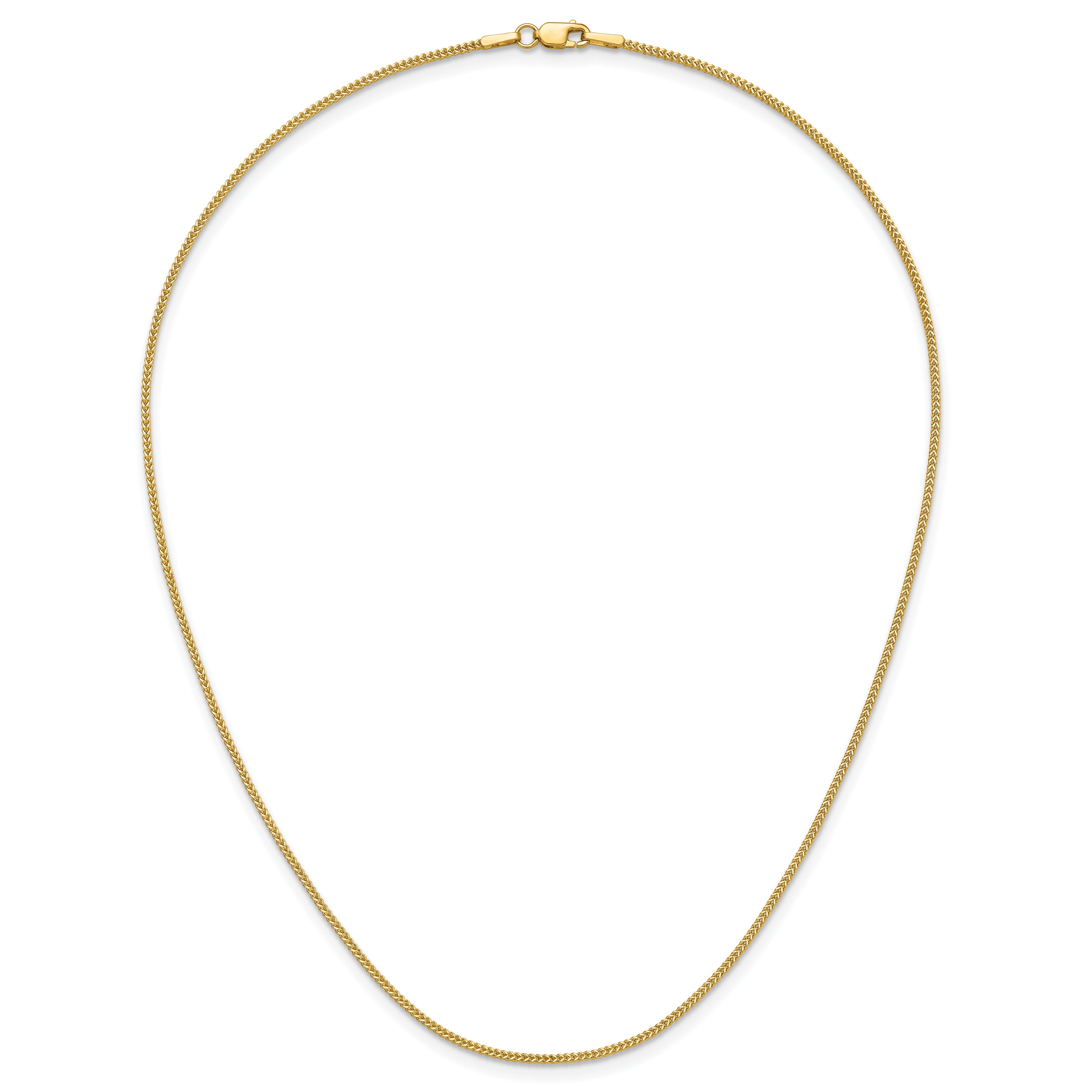 14K .9mm Franco with Lobster Clasp Chain