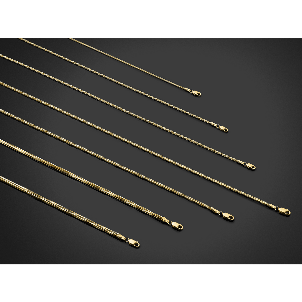 14K .9mm Franco with Lobster Clasp Chain