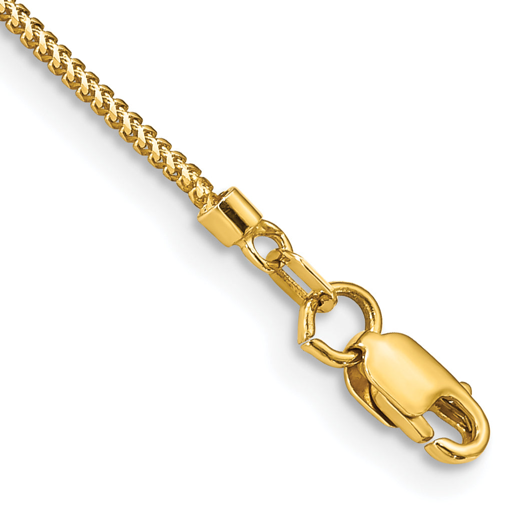 14K 7 inch .9mm Franco with Lobster Clasp Bracelet Main image