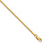 14K 8 inch 1mm Franco with Lobster Clasp Bracelet
