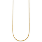 14K 30 inch 1.3mm Franco with Lobster Clasp Chain
