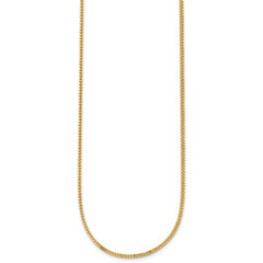 14K 30 inch 1.3mm Franco with Lobster Clasp Chain