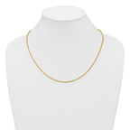 14K 20 inch 1.3mm Franco with Lobster Clasp Chain