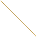 14K 8 inch 1.3mm Franco with Lobster Clasp Bracelet