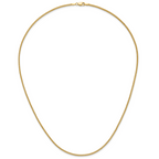 14K 1.4mm Franco with Lobster Clasp Chain