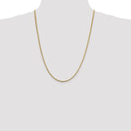 14K 1.4mm Franco with Lobster Clasp Chain