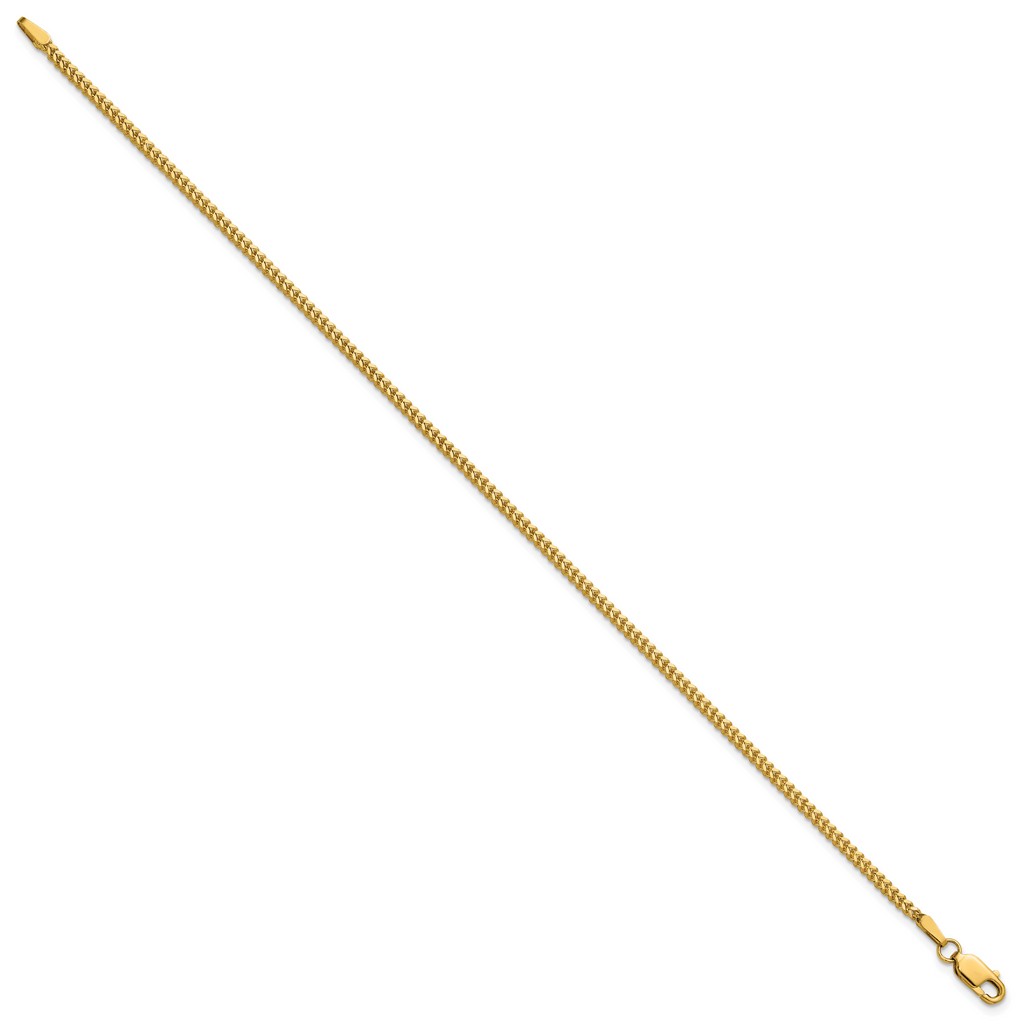 14K 1.4mm Franco with Lobster Clasp Chain