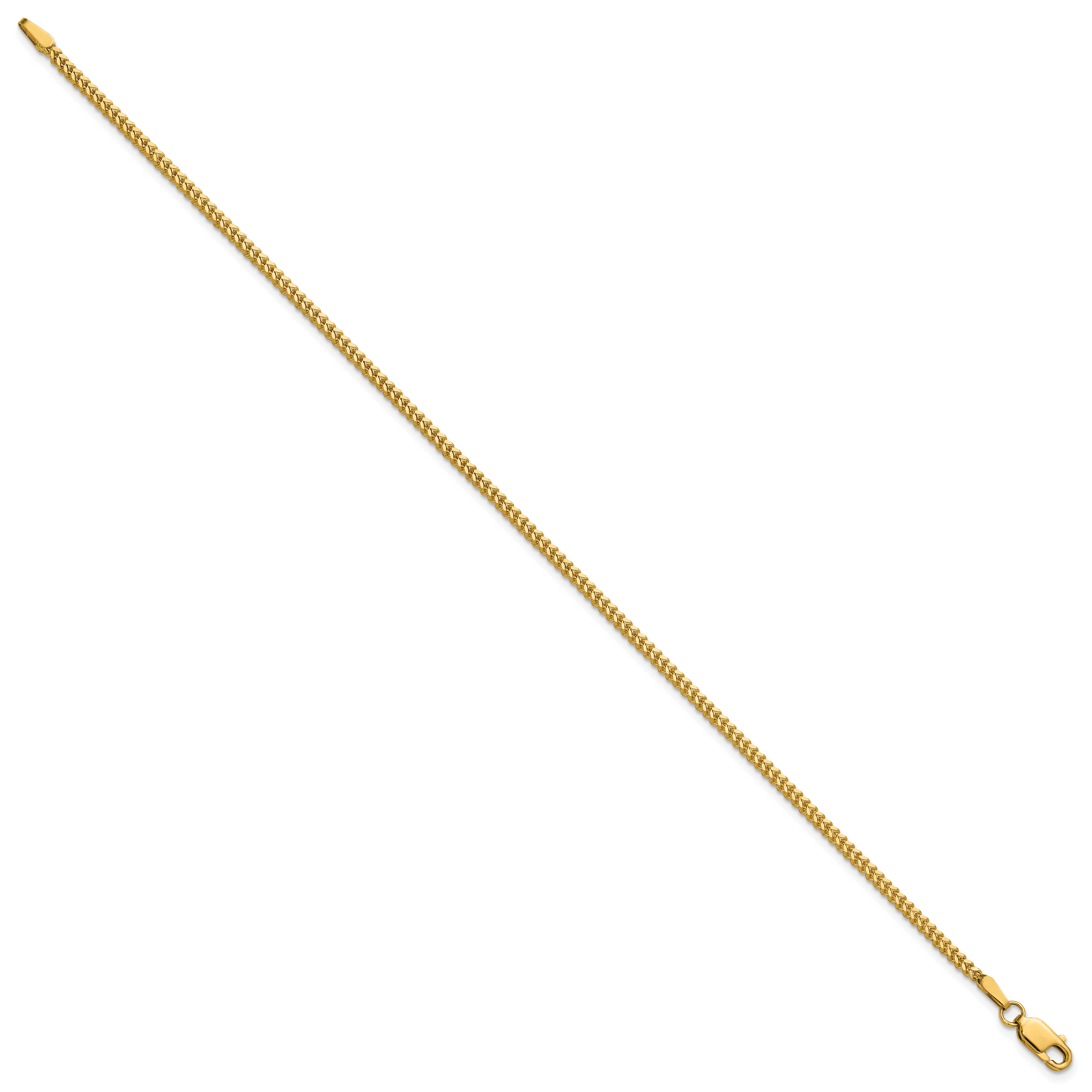 14K 1.4mm Franco with Lobster Clasp Chain