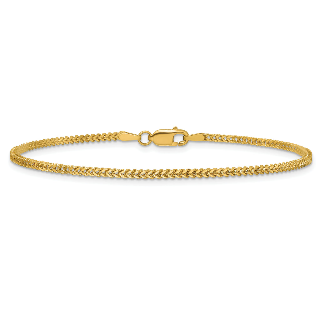 14K 1.4mm Franco with Lobster Clasp Chain