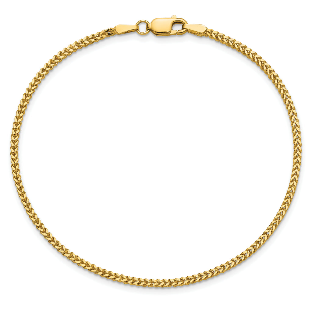 14K 1.4mm Franco with Lobster Clasp Chain