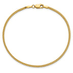 14K 1.4mm Franco with Lobster Clasp Chain